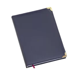 Agenda Diária Capa Lisa Azul