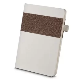 Caderno Capa em Fibra de Cana de Açúcar e Café AI-CAD011